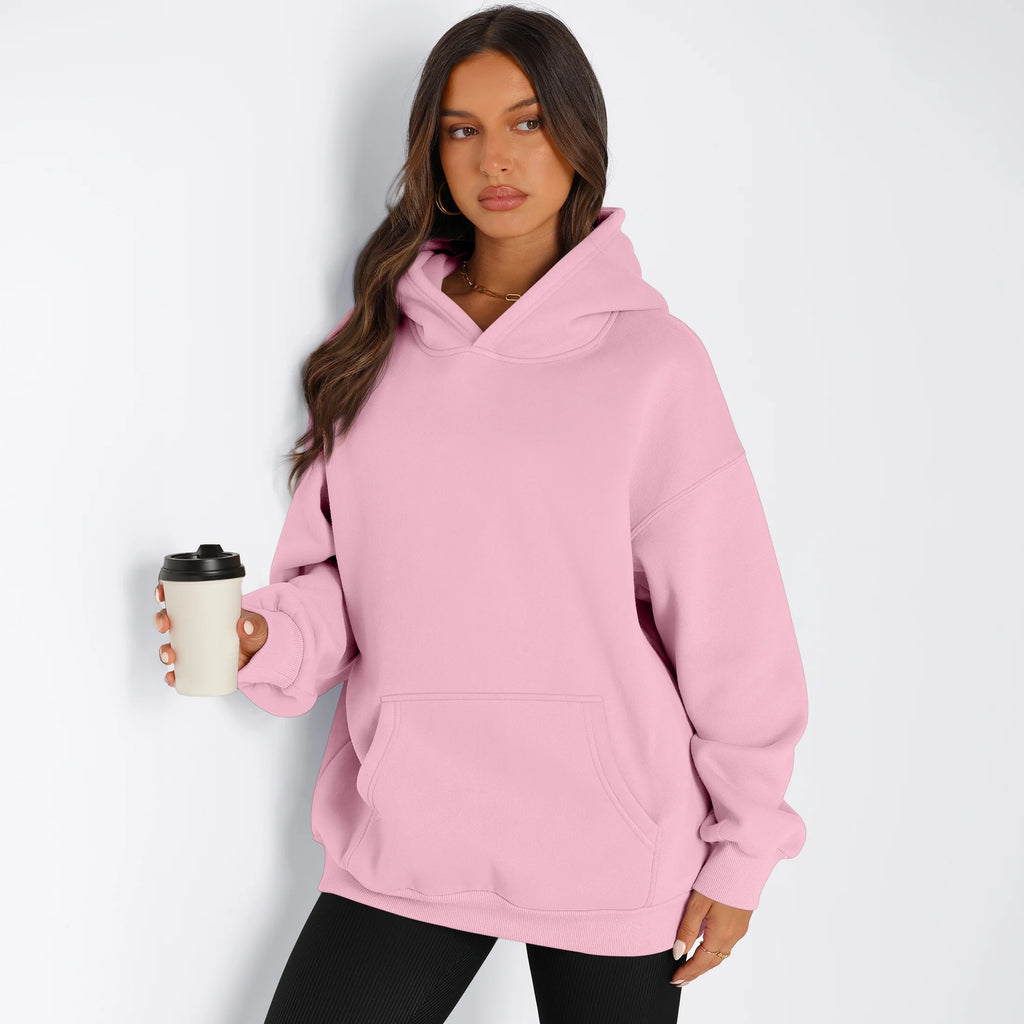 Cozy Oversized Hoodies for Women - Stylish Fall Fashion Sweatshirts with Pocket