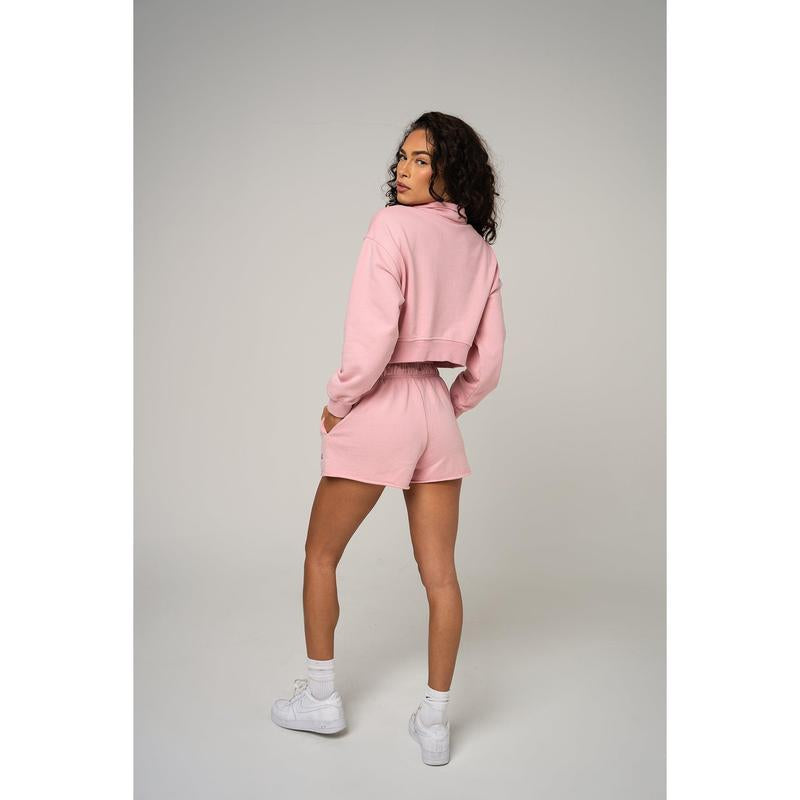 Elevate Your Comfort with Our Luxurious Women's Fleece Shorts in Pink