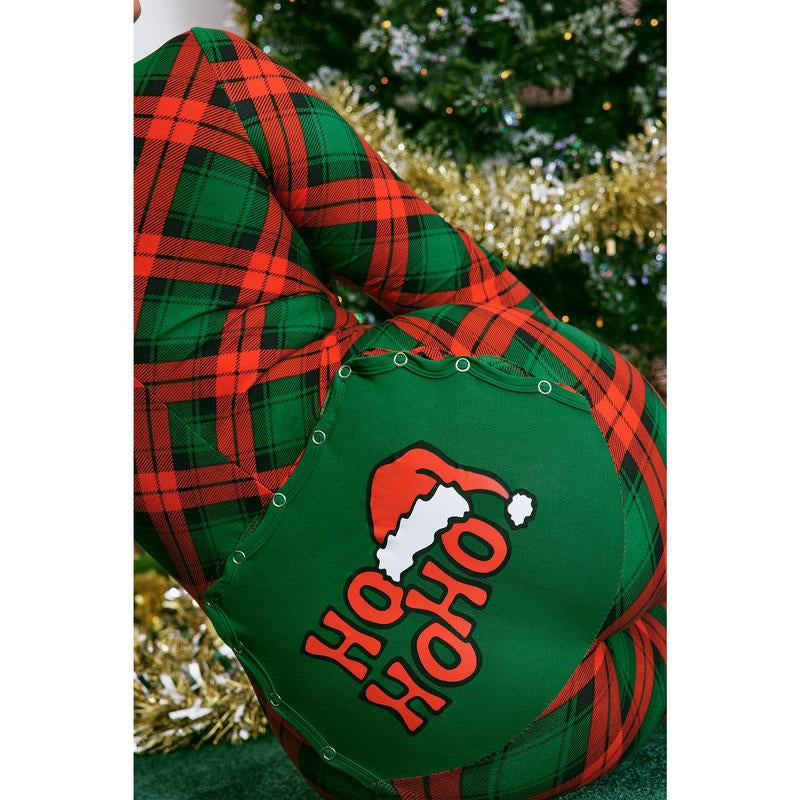 Cozy Up in Style with the Ho Ho Holidays Red PJ Jumpsuit Onesie