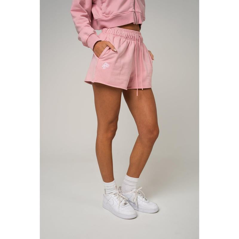 Elevate Your Comfort with Our Luxurious Women's Fleece Shorts in Pink