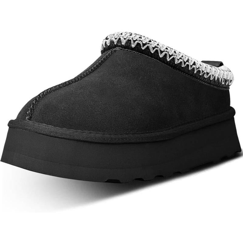 Cozy & Stylish Platform Slippers for Women - Fleece Lined Anti-Slip Snow Boots